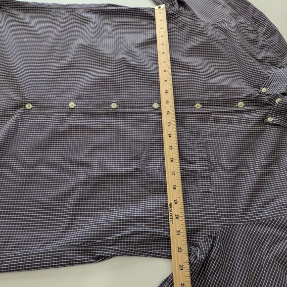 J. Crew Long Sleeve Button Down White, Blue and Red Checked Shirt - Picture 8 of 11